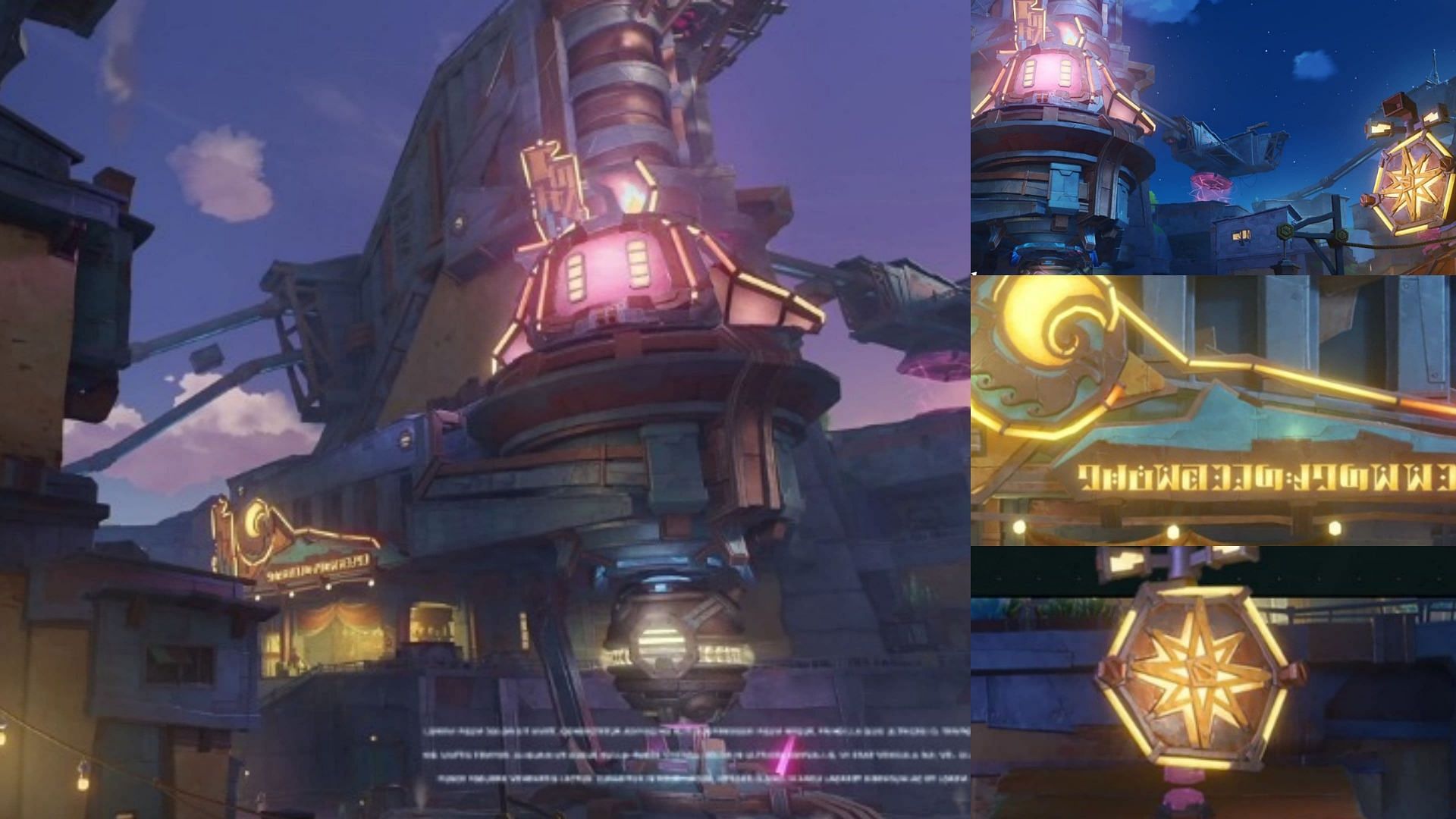 A look at Nasha Town in the web event (Image via HoYoverse)
